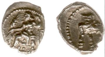 Griekse munt Asia Minor/Cilicia 3/4 Obol - BAAL/Wolf -4th BC beschikbaar voor biedingen