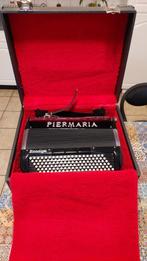 Accordeon Piermaria Prodige (occ), Muziek en Instrumenten, Accordeons, Gebruikt, Knopaccordeon, 120-bas, Met riemen