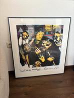 Herman Brood zeefdruk Bird at the hothouse, Antiek en Kunst, Ophalen