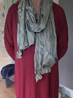 Annette Görtz zilvergrijze sjaal in zijde, Annette Görtz, Sjaal, Zo goed als nieuw, Maat 46/48 (XL) of groter