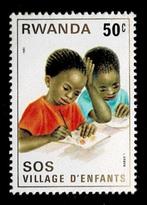 postzegel 986 Rwanda SOS kinderdorpen, Postzegels en Munten, Ophalen of Verzenden, Overige landen, Postfris