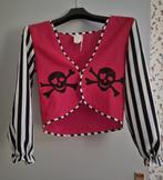 Voor carnaval, leuk zeerover hesje/blouse, Maat 38/40 (M), Carnaval, Ophalen of Verzenden, Zo goed als nieuw