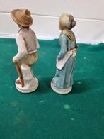beeld man vrouw vintage porselein, Verzamelen, Beelden en Beeldjes, Ophalen of Verzenden