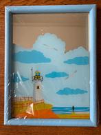 Spiegel/Afbeelding "Vuurtoren" Jaren 70/80 Nieuw, Huis en Inrichting, Ophalen of Verzenden, Nieuw, Rechthoekig, Minder dan 100 cm