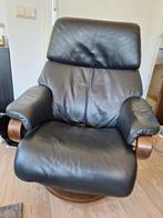 Fauteuil zwart - ligstand - geen schade, Huis en Inrichting, Fauteuils, Ophalen, Gebruikt