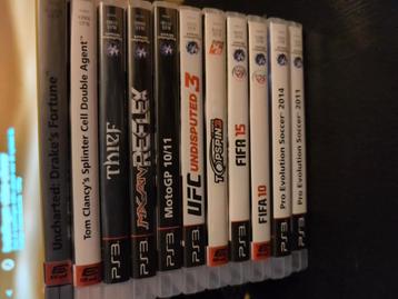 Playstation 3 games - 11 games + PS3 afstandsbediening  beschikbaar voor biedingen