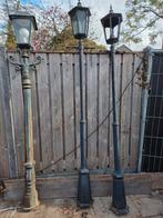 3 tuinlantaarns, Tuin en Terras, Buitenverlichting, Ophalen, Gebruikt, Staande lamp, Netvoeding