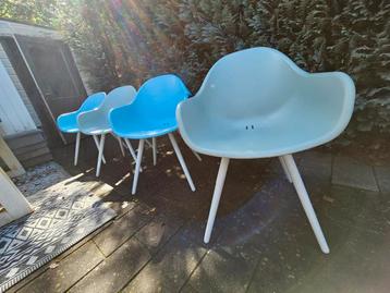Ibiza Stijl Eethoek Buitenstoelen - 5 Stuks beschikbaar voor biedingen