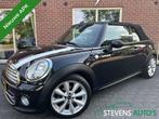 Mini Mini Cabrio 1.6 Cooper Chili LEER / STOELVERW. / CRUISE, Gebruikt, 4 cilinders, 4 stoelen, Zwart