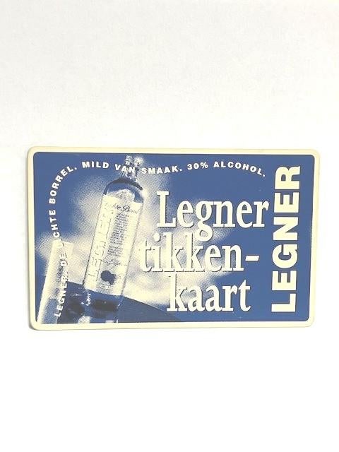 Vintage Legner tikkenkaart - telefoonkaart, Ophalen of Verzenden, Nederland