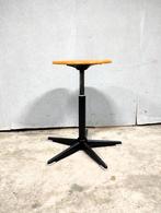 vintage kruk industriële tekenkruk werkkruk retro draaikruk, Ophalen of Verzenden, In hoogte verstelbaar, Gebruikt, Hout