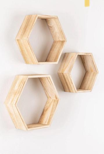 Sklum wandplanken hexagons (3 stuks) beschikbaar voor biedingen