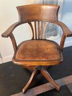 Antieke draaibare bureaustoel, Antiek en Kunst, Antiek | Meubels | Stoelen en Banken, Ophalen