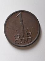 1 cent 1957, Ophalen of Verzenden, Koningin Juliana, 1 cent, Losse munt