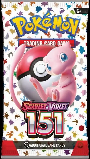 Pokémon 151 booster pack beschikbaar voor biedingen