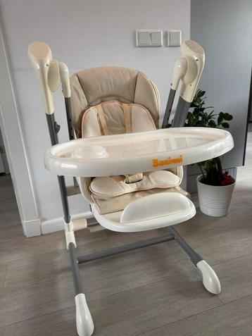 ZGAN Baninni 2in1 beige kinderstoel en schommel Ugo BNDT001 beschikbaar voor biedingen