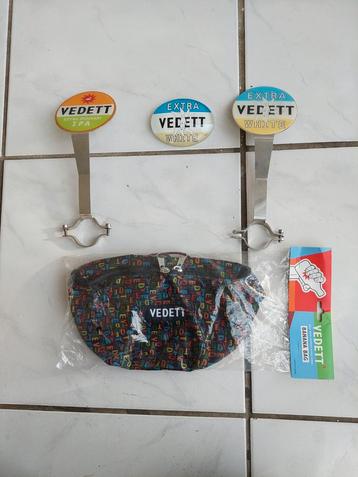 Vedett Bier Merchandise: Taplens, Ruiters, Heuptas beschikbaar voor biedingen