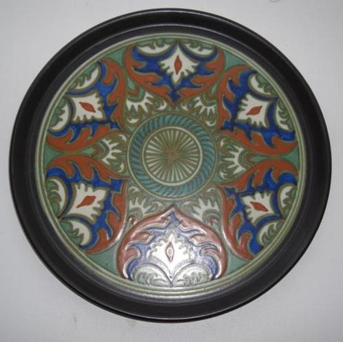 Gouda Plateel 1924 29cm schaal, Antiek en Kunst, Antiek | Keramiek en Aardewerk, Ophalen of Verzenden