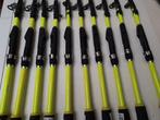 10 nieuwe fluo gele telescoop werphengels 1.80m, Werphengel, Nieuw, Ophalen of Verzenden, Snook