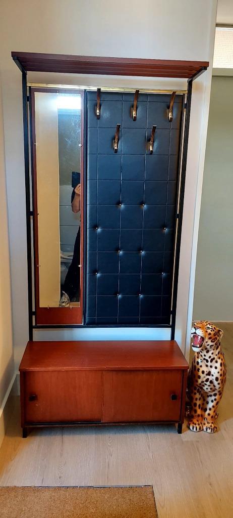 Vintage Pastoe stijl kapstok teak deens design, Huis en Inrichting, Woonaccessoires | Kapstokken, Gebruikt, Wandkapstok, Minder dan 100 cm