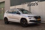 Skoda Karoq 1.5 TSI 150pk DSG Sportline -PANO-LED-ECC-TREKHA, Auto's, Skoda, 65 €/maand, Stof, 4 cilinders, Adaptive Cruise Control