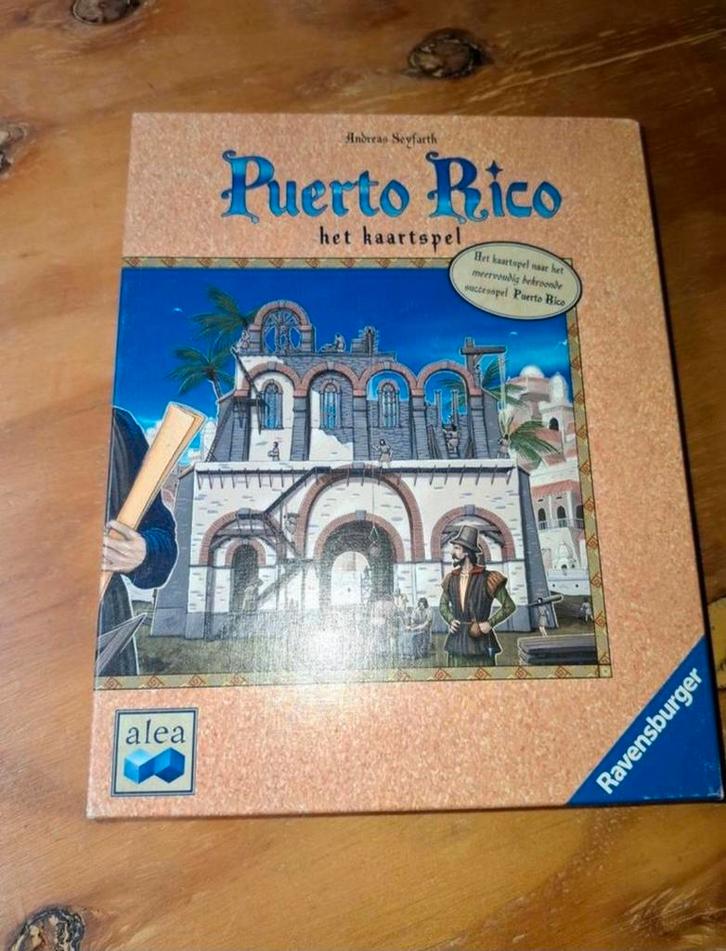 Puerto Rico het kaartspel (of wel San Juan), Hobby en Vrije tijd, Gezelschapsspellen | Bordspellen, Zo goed als nieuw, Ophalen of Verzenden