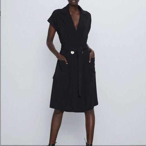 Nieuw! Zara zwart lang gilet - M, Kleding | Dames, Overige Dameskleding, Nieuw, Ophalen of Verzenden