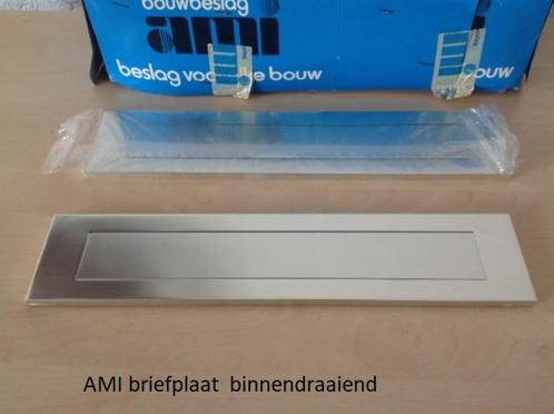 AMI briefplaat binnenkleppend, Tuin en Terras, Brievenbussen, Nieuw, Aluminium, Ophalen of Verzenden
