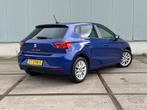 Seat Ibiza 1.0 TSI Style camera, stoelverwarming, NAP, airco, Auto's, Stof, Gebruikt, 95 pk, Blauw