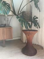 Bijzettafel massief hout robuust sober diabolo, Minder dan 55 cm, Nvt, Overige vormen, Nvt