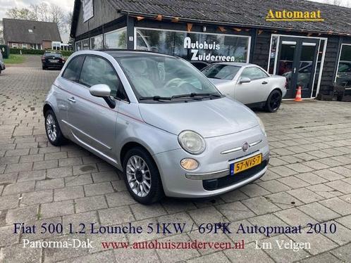 FIAT 500 1.2 AUT 51KW Lounge Panorama-Dak, Auto's, Fiat, Bedrijf, Te koop, ABS, Airbags, Airconditioning, Alarm, Boordcomputer