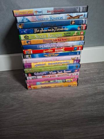 17 kinder dvd's diverse films beschikbaar voor biedingen