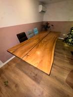 Eettafel boomstam 240cm lang, Ophalen, Gebruikt, 100 tot 150 cm, 200 cm of meer