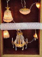 Zes Swarovski lampen voor poppenhuis prijs: zie beschrijving, Verzamelen, Poppenhuizen en Toebehoren, Ophalen of Verzenden, Zo goed als nieuw
