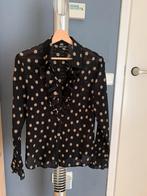 Gerry Weber Plissé Blouse M, Kleding | Dames, Blouses en Tunieken, Maat 38/40 (M), Zwart, Ophalen of Verzenden, Gedragen