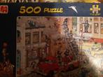 Puzzel 500 stukjes Jan van Haasteren, Brandweer, Ophalen of Verzenden, 500 t/m 1500 stukjes, Gebruikt