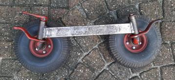 Trelleborg banden incl ophanging T991, wielen beschikbaar voor biedingen