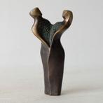 Bronzen sculptuur gestileerd liefdespaar / verliefd stel., Verzenden