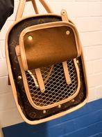 Honden tas bench puppy bag bruin, Ophalen of Verzenden, Zo goed als nieuw