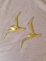 Mid century messing wand vogels zwaluwen, Huis en Inrichting, Woonaccessoires | Wanddecoraties, Ophalen of Verzenden, Zo goed als nieuw