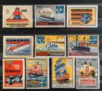 Duitsland sluitzegels Kunerona Boter boten schepen, Verzenden, Overige periodes, Gestempeld