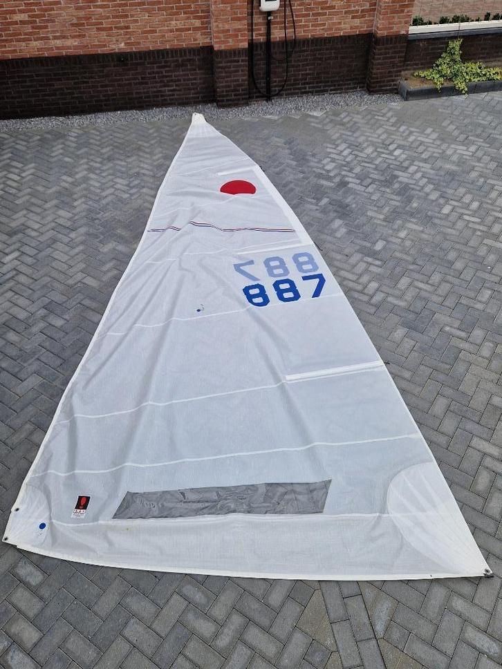 Zeilen Spanker - Grootzeil, Genua en Spinnaker, Watersport en Boten, Zeilen en Zeiltoebehoren, Gebruikt, Grootzeil, Minder dan 15 m²
