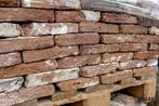 Antieke bruine rijnformaat stenen Rijntjes ca 17-19 x4, Doe-het-zelf en Verbouw, Ophalen of Verzenden, Gebruikt, Bakstenen