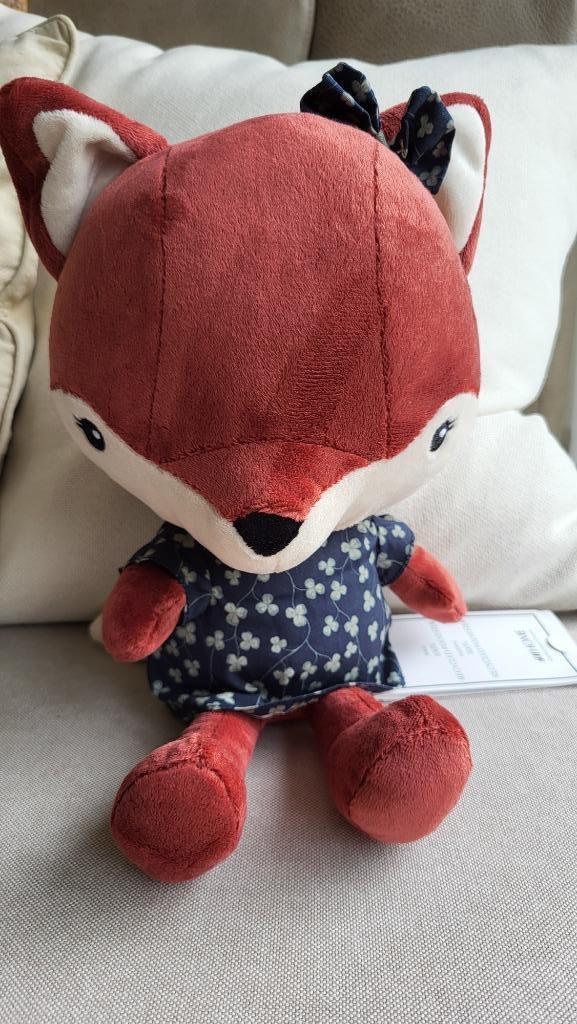 H&M Home knuffel vos met jurkje - NIEUW, Kinderen en Baby's, Speelgoed | Knuffels en Pluche, Nieuw, Overige typen, Ophalen