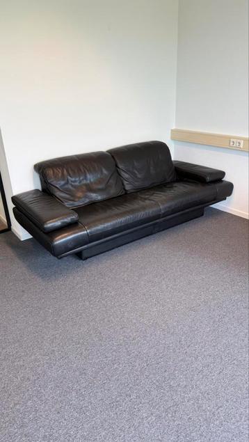 Gratis ZwartLederen 3Zitsbank+1 Fauteuil Goede Staat Woerden