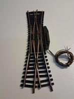 fleischman 6066 kruiswissel in  goede geteste staat., Wisselstroom, Gebruikt, Fleischmann, Rails