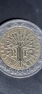 Frankrijk 2001 2 euromunt bijzonder exemplaar, Postzegels en Munten, Munten | Europa | Euromunten, Frankrijk, Ophalen of Verzenden