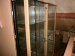 2 vitrinekasten hoog 170 breed 60 diep 35, Huis en Inrichting, Kasten | Vitrinekasten, Ophalen, Minder dan 50 cm, Gebruikt, Glas