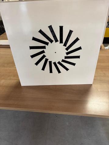 Plafondplaat ventilatie kap metaal/bekleed 3 stuks beschikbaar voor biedingen