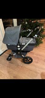 Kinderwagen van Bugaboo Cameleon 3 grijs antraciet voetenzak, Ophalen, Gebruikt, Bugaboo, Verstelbare duwstang